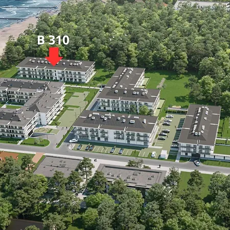 Διαμέρισμα Easy-rent 310b, Widok Na Morze, Basen Kryty, Klimatyzacja, Sauna, Jacuzzi - W Cenie Apartamentu Niechorze