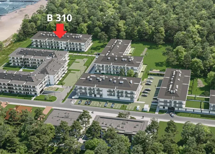 Lejlighed Easy-rent 310b, Widok Na Morze, Basen Kryty, Klimatyzacja, Sauna, Jacuzzi - W Cenie Apartamentu Niechorze