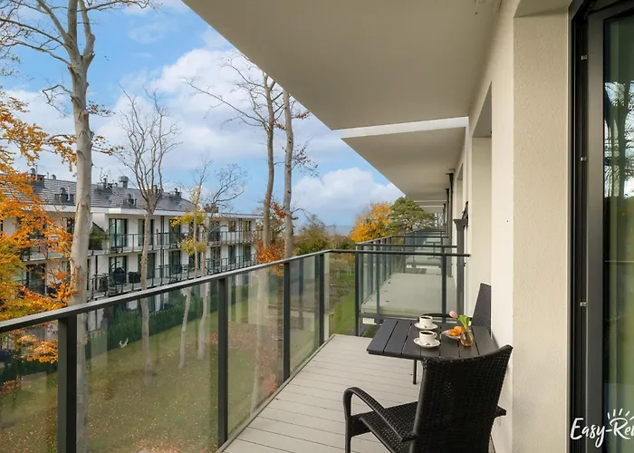 Easy-rent 310b, Widok Na Morze, Basen Kryty, Klimatyzacja, Sauna, Jacuzzi - W Cenie Apartamentu * Niechorze